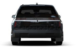 Hyundai Ioniq 5 Mud Flaps - Rally Armor - Black Logo - Black - 2025+